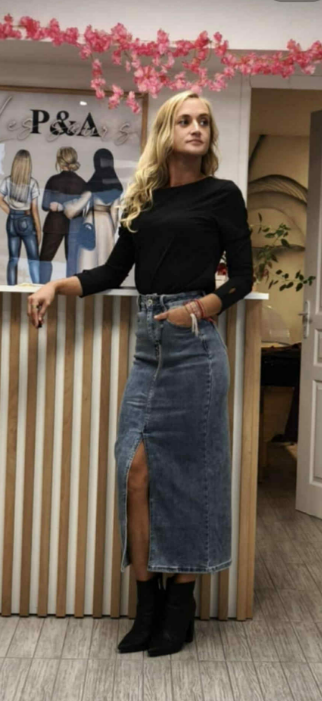 Jupe jean