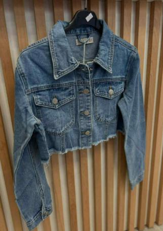 Veste en jean courte