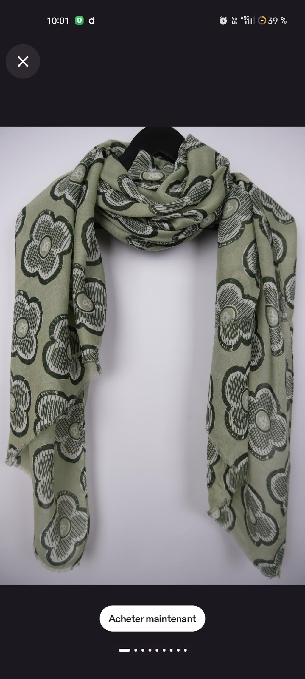 Foulard imprimé