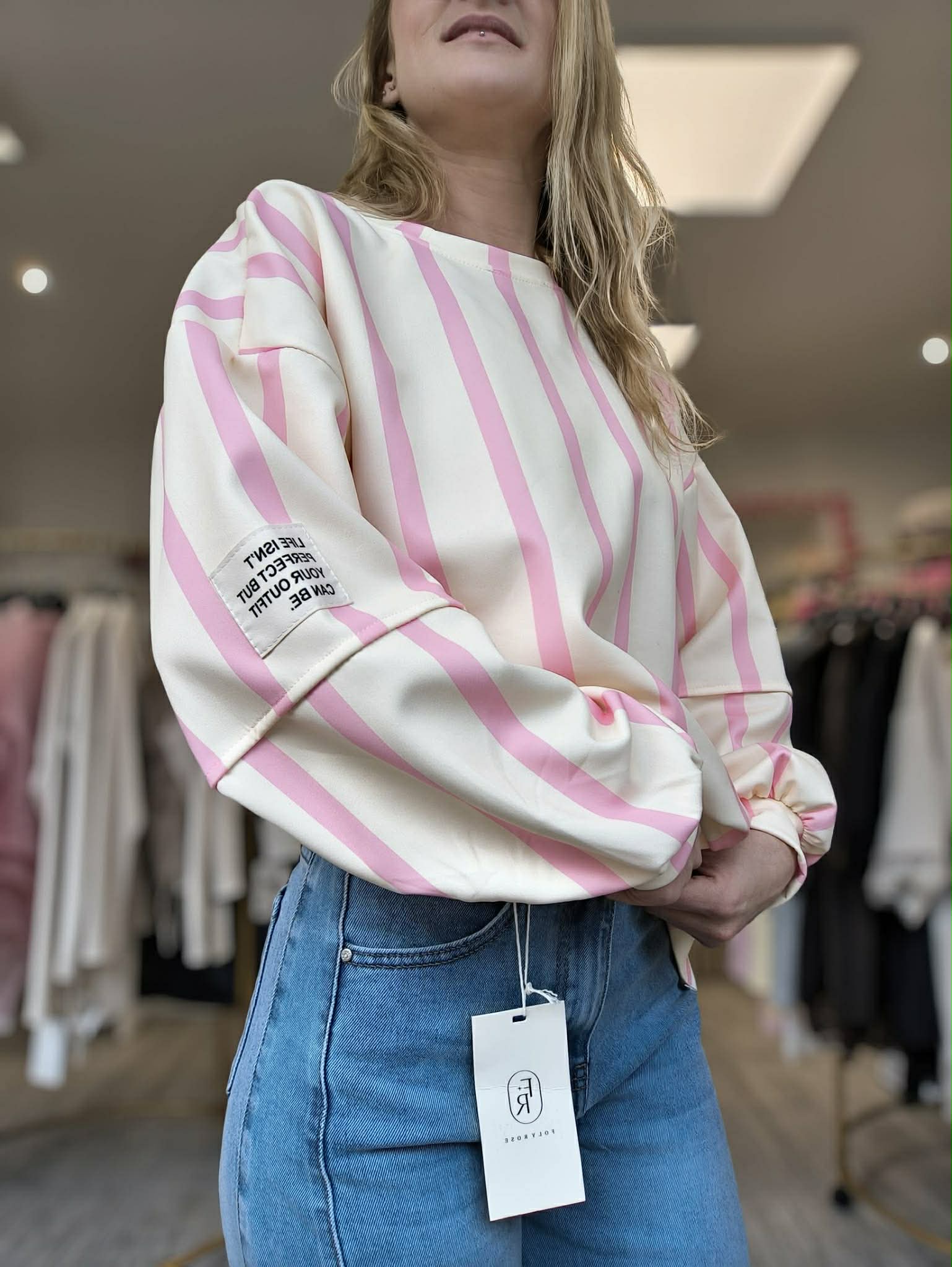 Sweat rayé