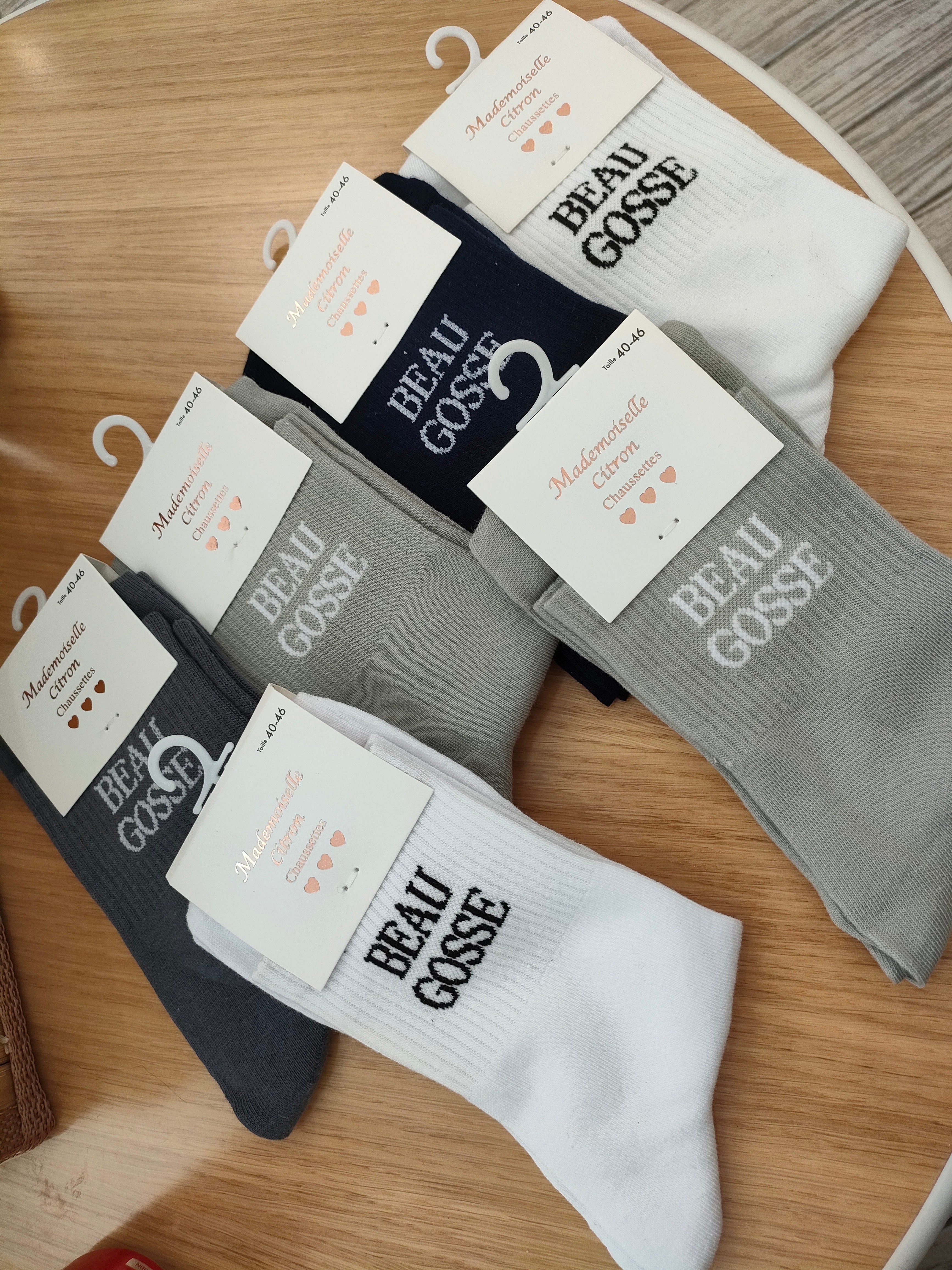 Chaussettes message homme