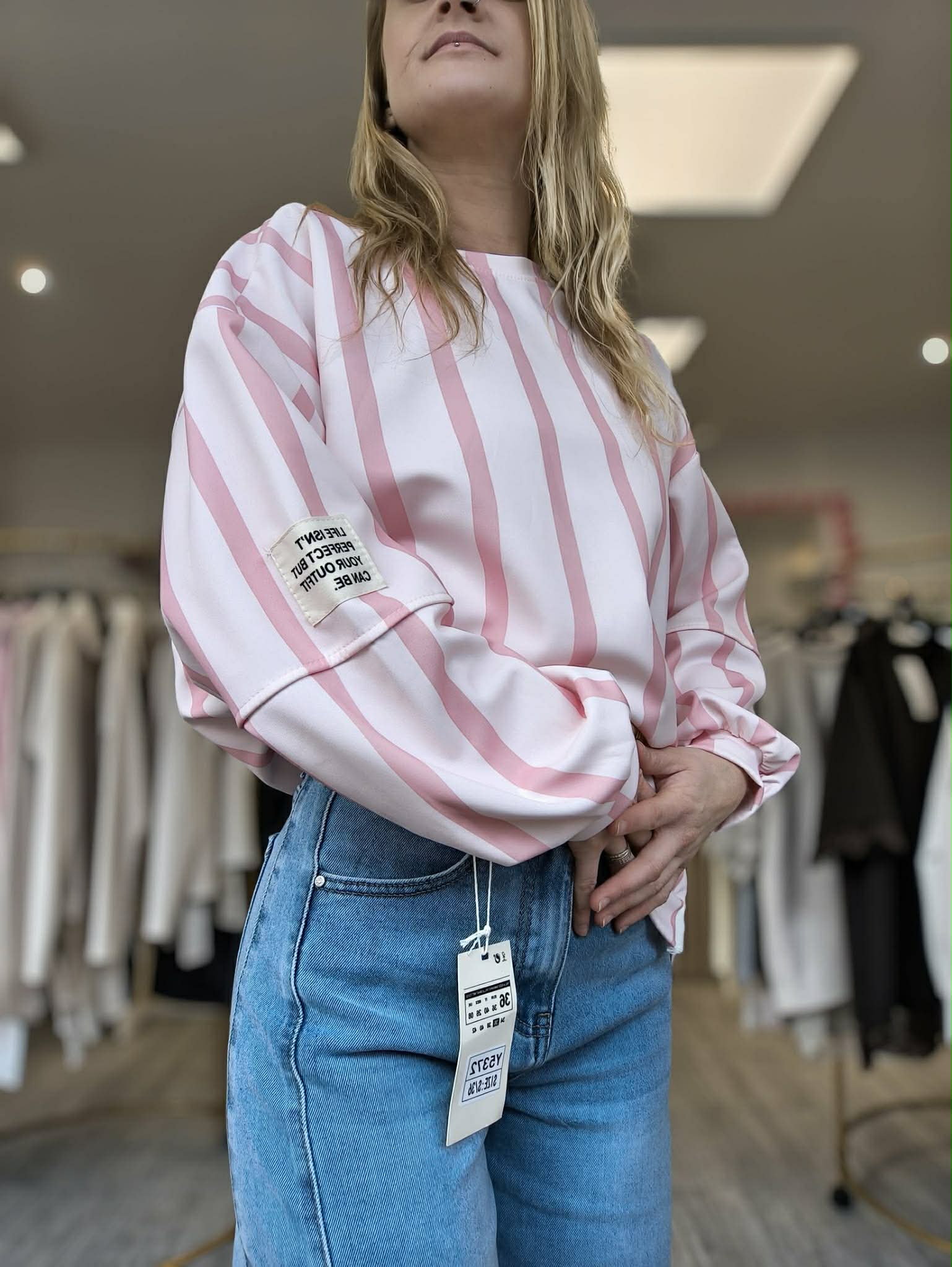 Sweat rayé